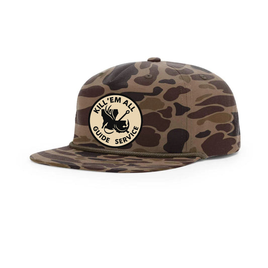 Richardson 256P Camo Umpqua Rope Snapback Five-Panel Baseball Cap