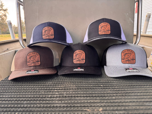 Sacalait Logo Leather Patch Hats