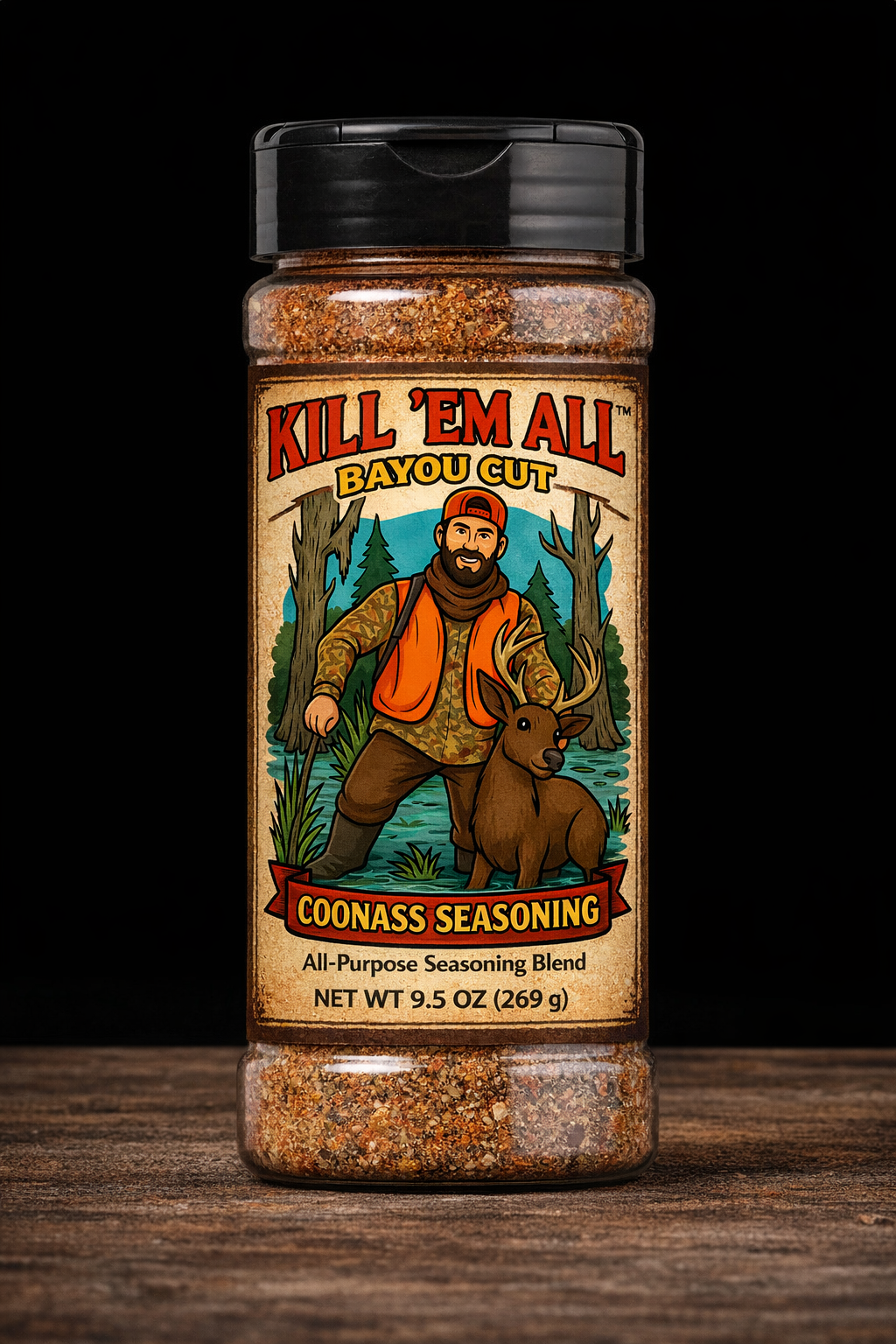 Kill ’Em All Bayou Cut Coonass Seasoning